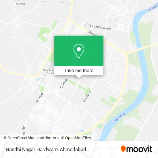 Gandhi Nagar Hardware map