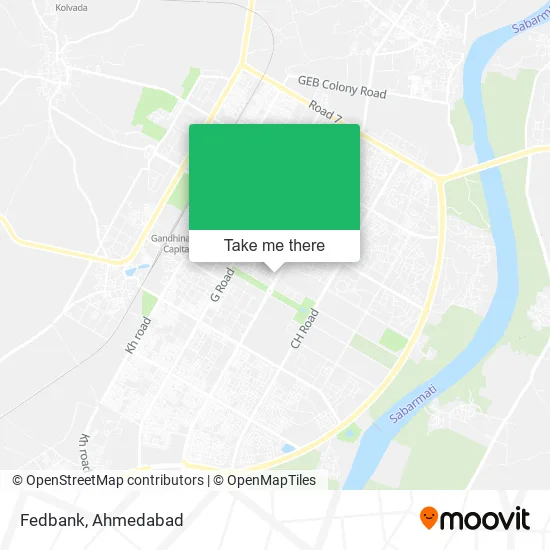 Fedbank map