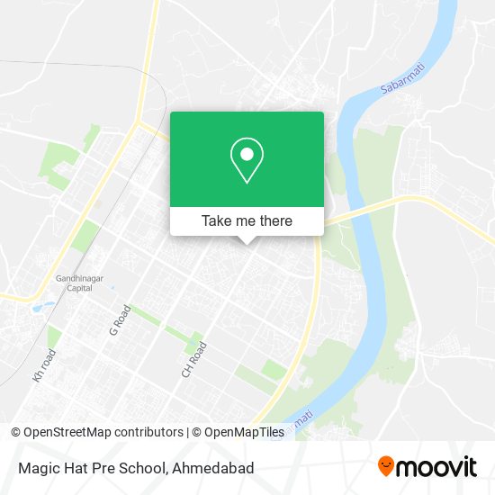 Magic Hat Pre School map