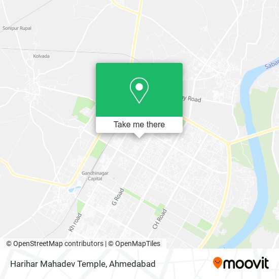 Harihar Mahadev Temple map
