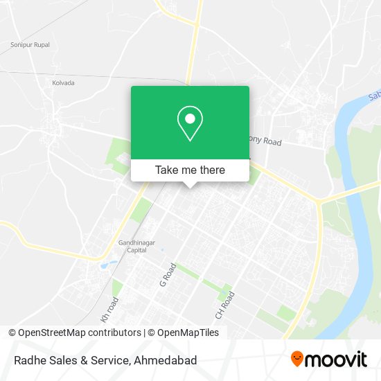 Radhe Sales & Service map