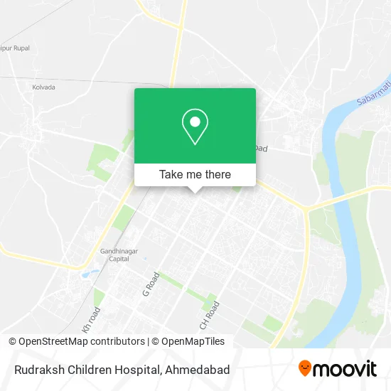 Rudraksh Children Hospital map