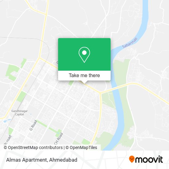 Almas Apartment map