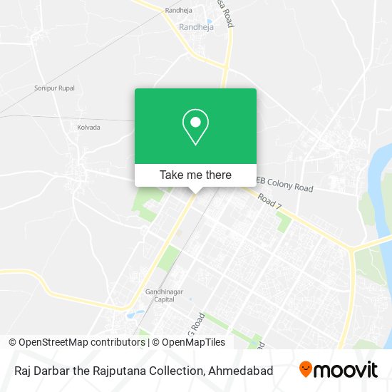 Raj Darbar the Rajputana Collection map