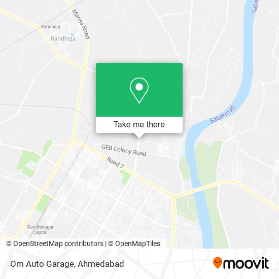 Om Auto Garage map