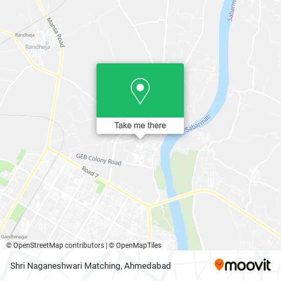 Shri Naganeshwari Matching map