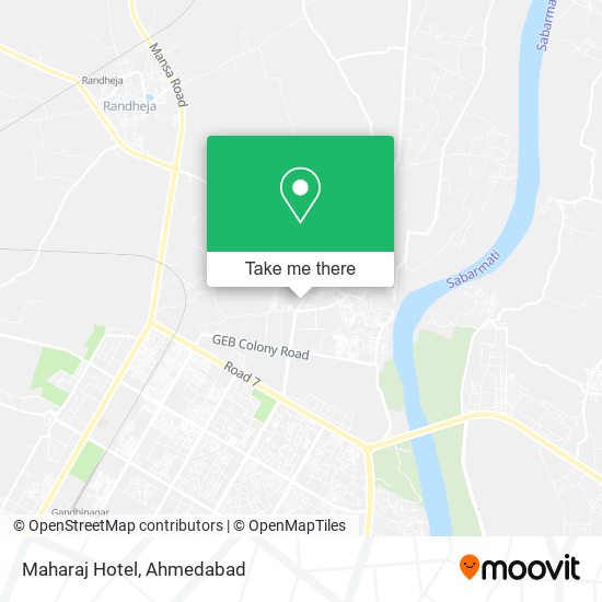 Maharaj Hotel map