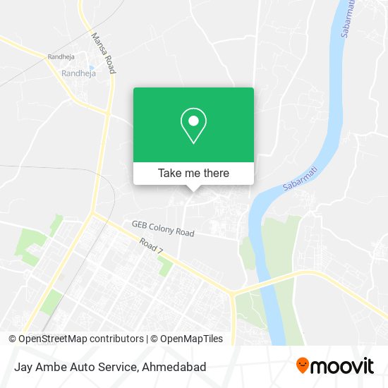 Jay Ambe Auto Service map