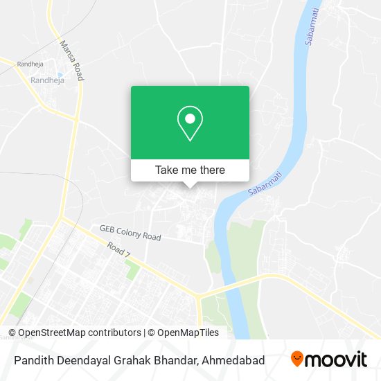 Pandith Deendayal Grahak Bhandar map