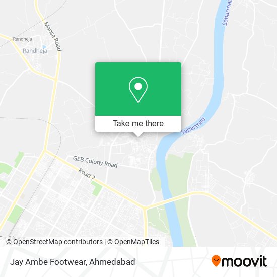 Jay Ambe Footwear map