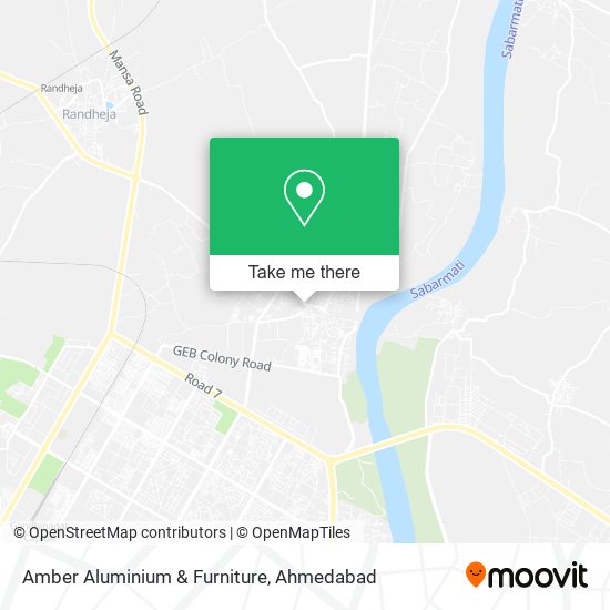 Amber Aluminium & Furniture map