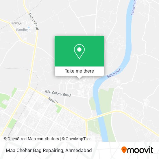 Maa Chehar Bag Repairing map