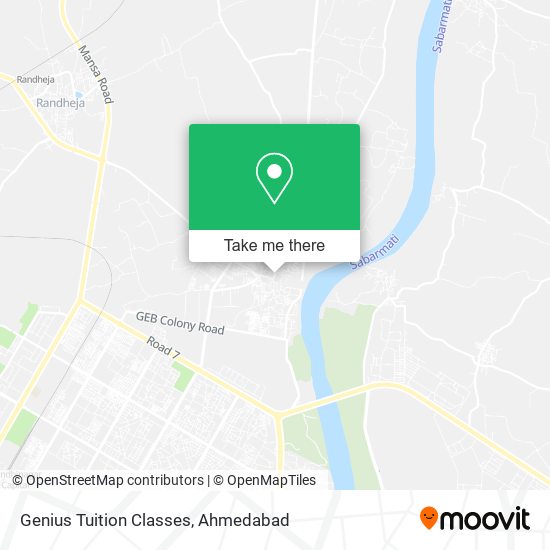 Genius Tuition Classes map