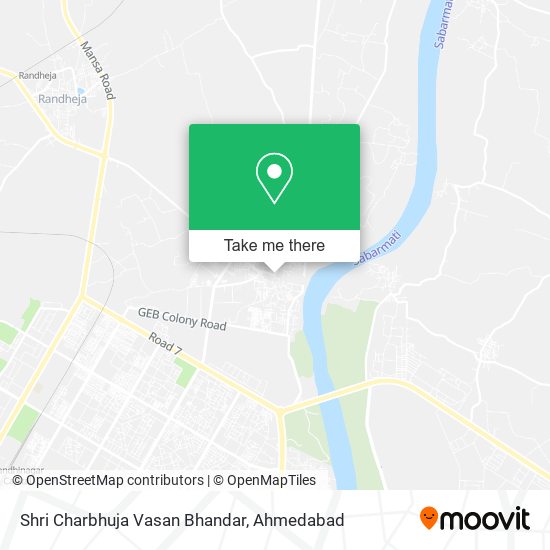 Shri Charbhuja Vasan Bhandar map