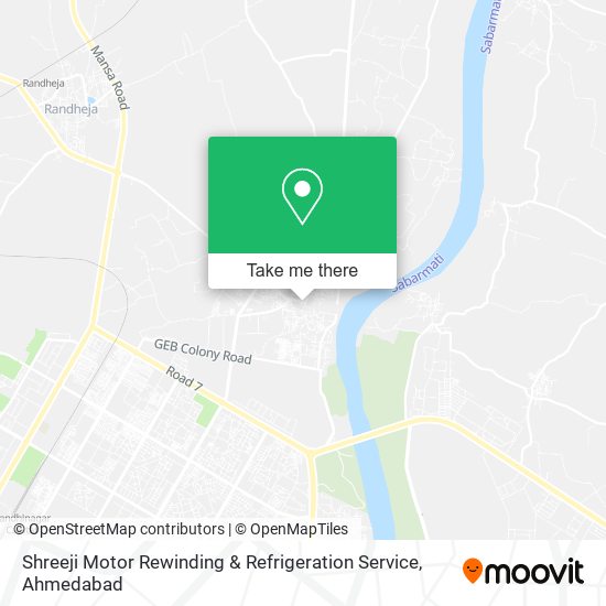 Shreeji Motor Rewinding & Refrigeration Service map