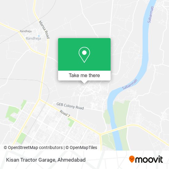 Kisan Tractor Garage map