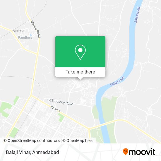 Balaji Vihar map