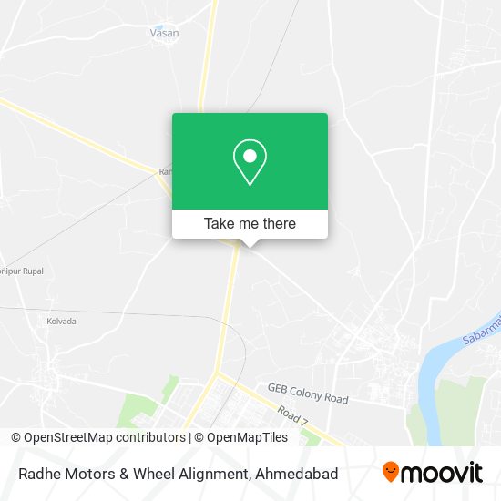 Radhe Motors & Wheel Alignment map