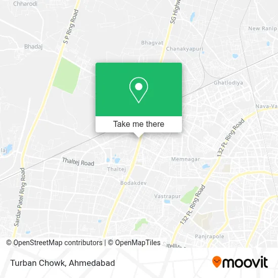 Turban Chowk map