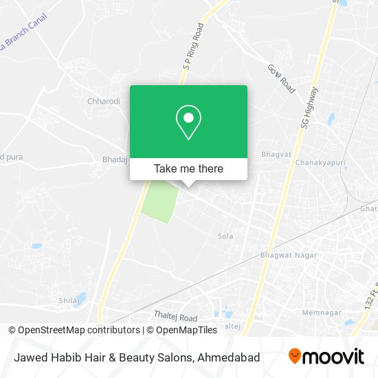 Jawed Habib Hair & Beauty Salons map