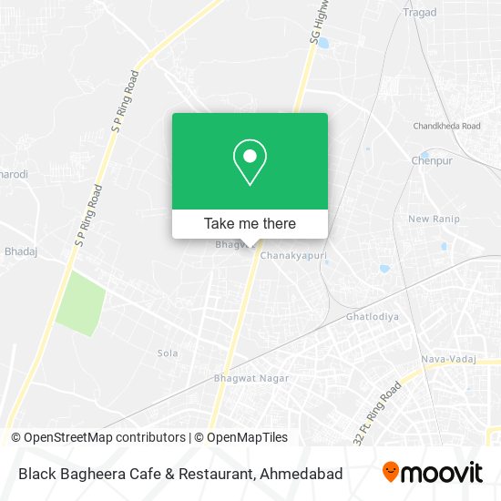 Black Bagheera Cafe & Restaurant map