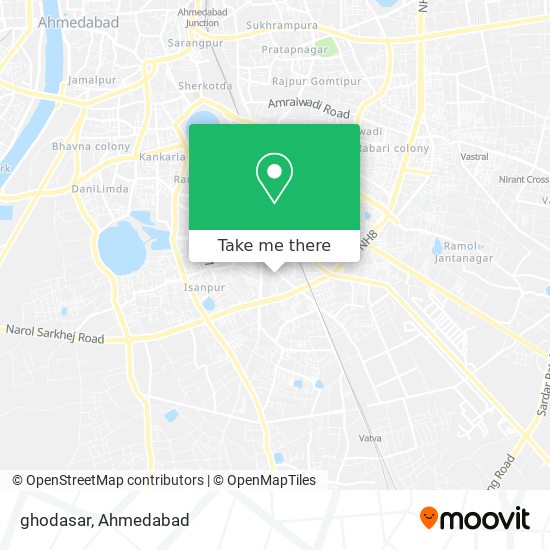 ghodasar map