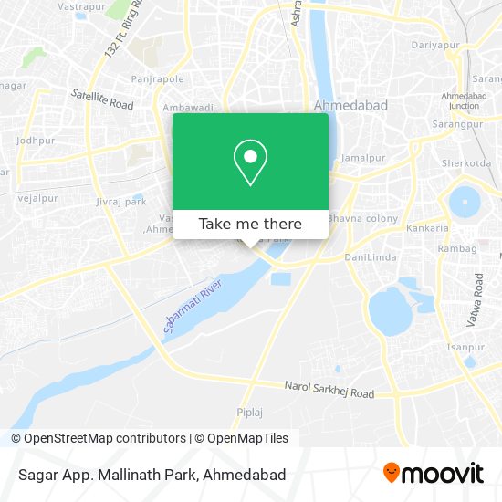 Sagar App. Mallinath Park map