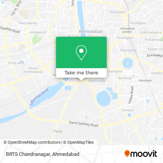 BRTS Chandranagar map