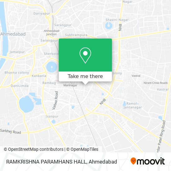 RAMKRISHNA PARAMHANS HALL map