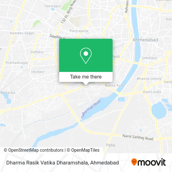 Dharma Rasik Vatika Dharamshala map