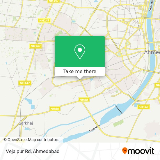 Vejalpur Rd map
