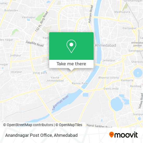 Anandnagar Post Office map