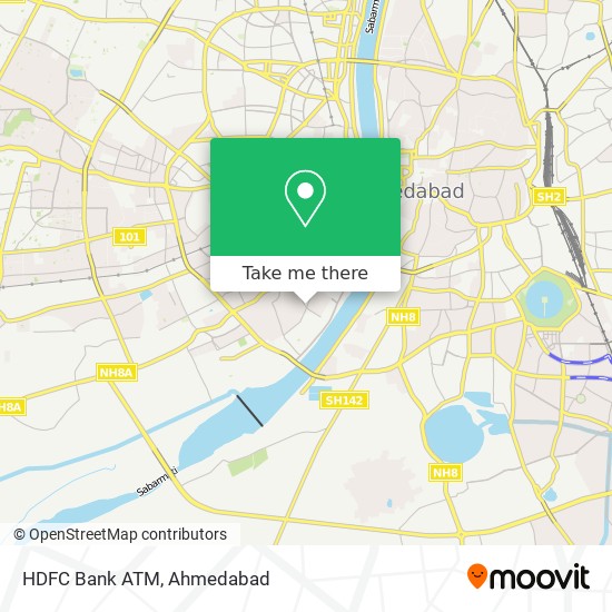 HDFC Bank ATM map