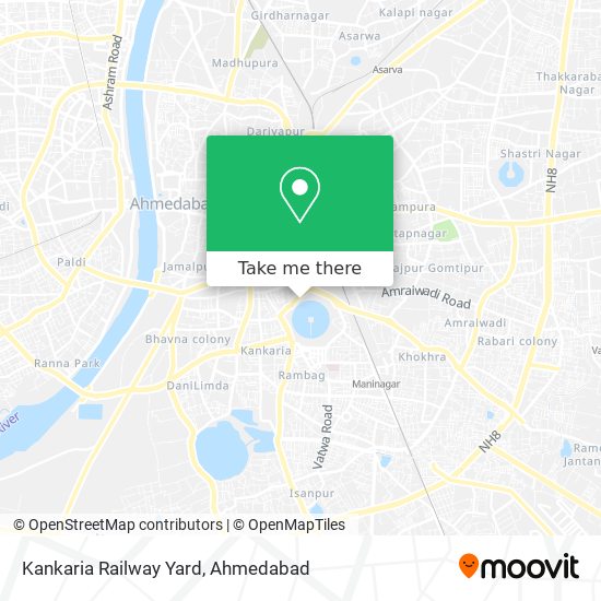 Kankaria Railway Yard map