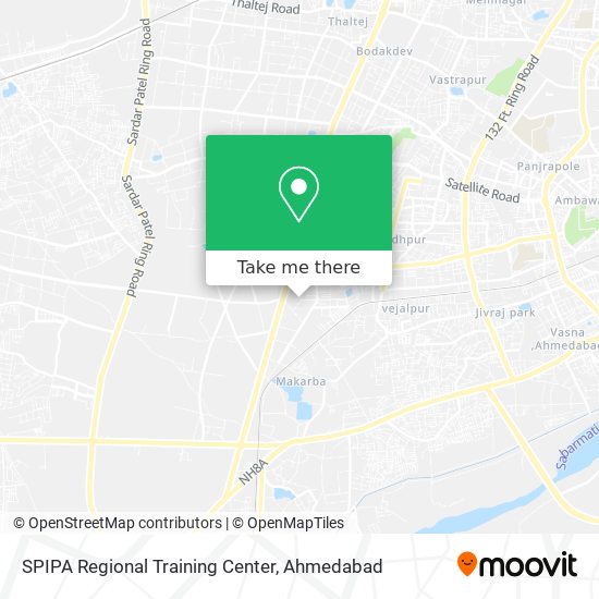 SPIPA Regional Training Center map