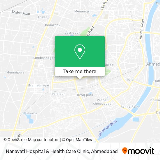 Nanavati Hospital & Health Care Clinic map