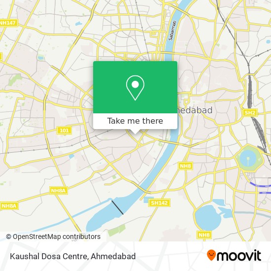 Kaushal Dosa Centre map