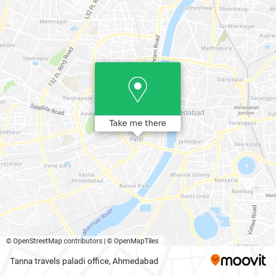 Tanna travels paladi office map