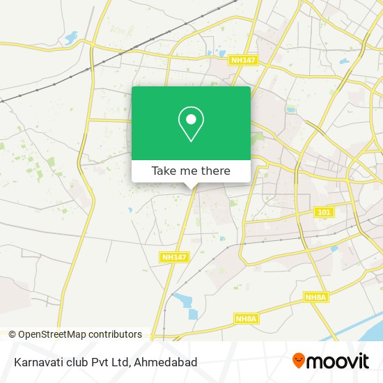 Karnavati club Pvt Ltd map