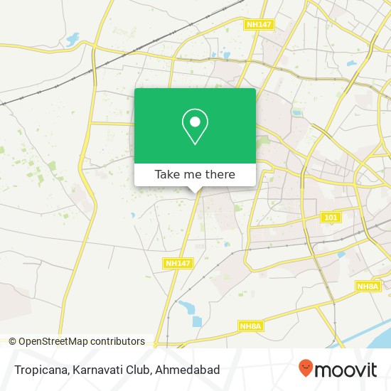 Tropicana, Karnavati Club map
