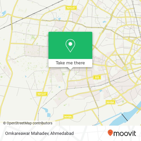 Omkareawar Mahadev map
