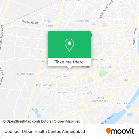 Jodhpur Urban Health Center map