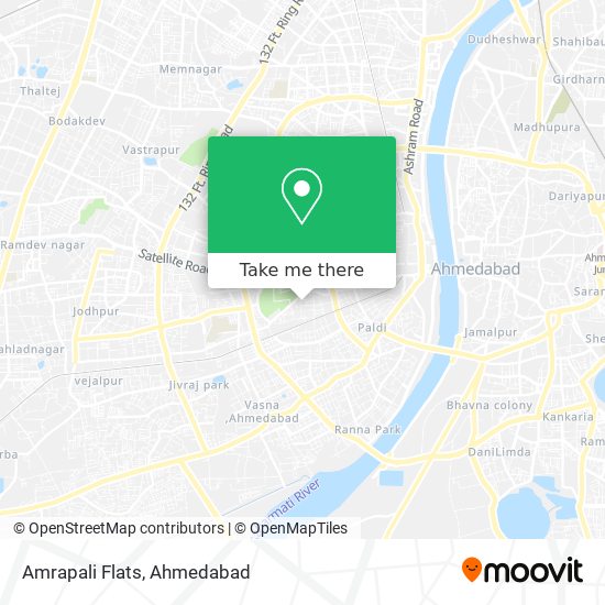 Amrapali Flats map