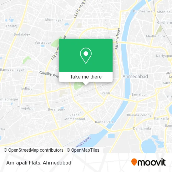 Amrapali Flats map