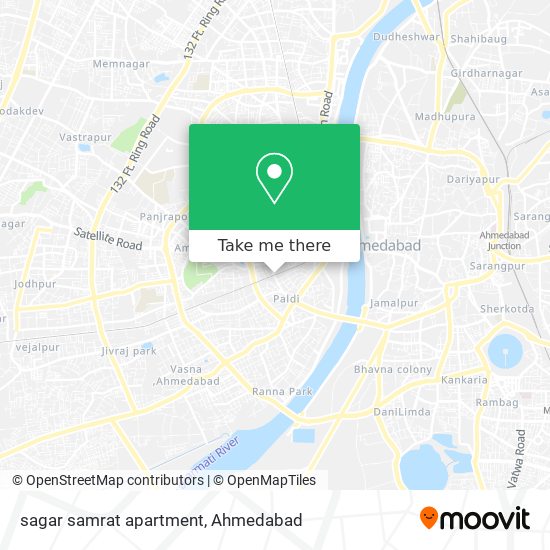 sagar samrat apartment map