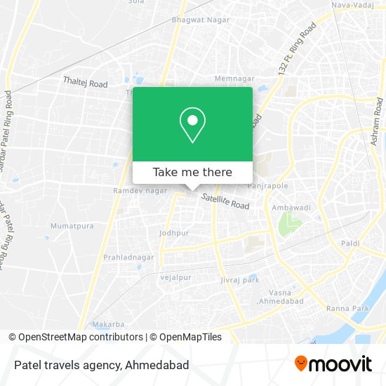 Patel travels agency map