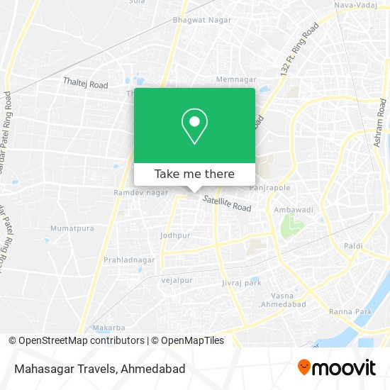 Mahasagar Travels map