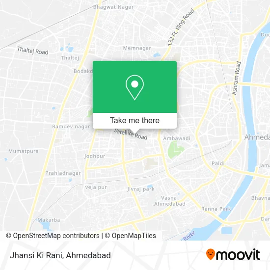Jhansi Ki Rani map