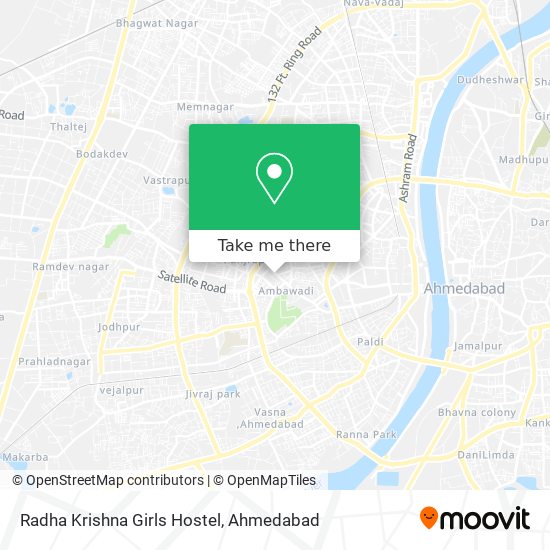 Radha Krishna Girls Hostel map