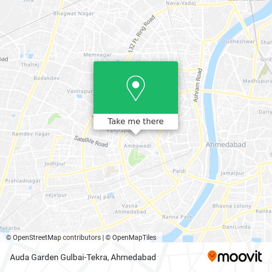 Auda Garden Gulbai-Tekra map